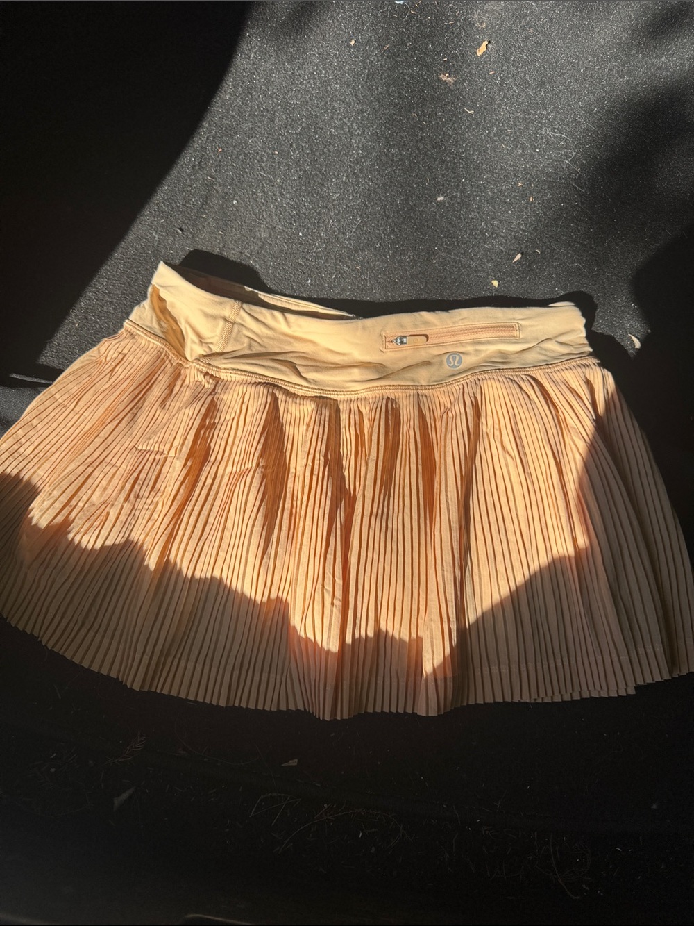 lululemon athletica Pleated Skater Skirt in Light Peach